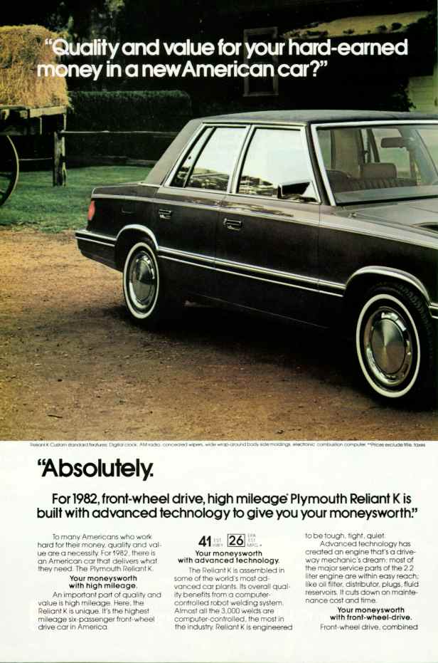1982 American Auto Advertising